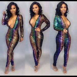 Sequin Jumpsuit Giti online